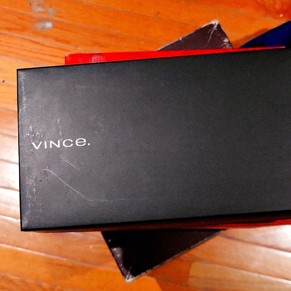 Vince  leather pool slides